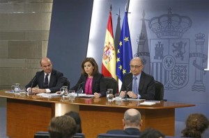 Gobierno De Guindos Montoro Soraya Saénz de Santamaria - Foto: Pool Moncloa