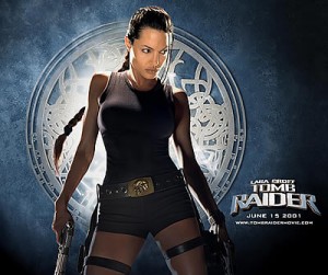 Angelina Jolie se opera el pecho con doble masectomia (Foto: cartel de Tomb Rider)