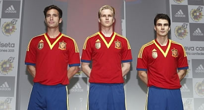 Nueva camiseta de Adidas para la Selección española para la Copa Confederaciones