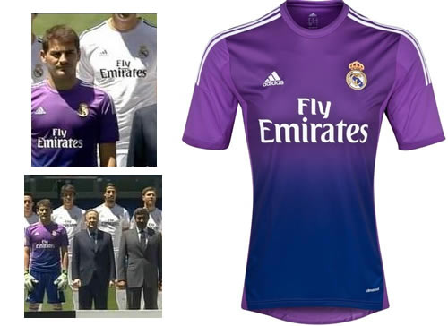 Nueva camiseta porteros Real Madrid temporada 2013 2014 Iker Casillas