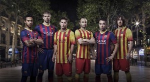 Nuevas camisetas del Barça 2013-14 (Foto: Nike)