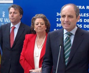 Rita Barberá y Francisco Camps, en una imagen de archico (Foto: Generalitat Valenciana)
