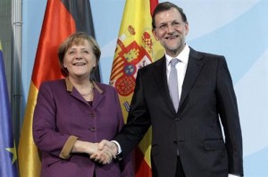 Merkel y Rajoy (Foto: web oficial Moncloa)