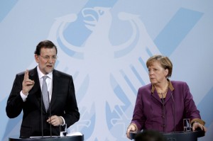 Merkel y Rajoy (Foto: web oficial Moncloa)