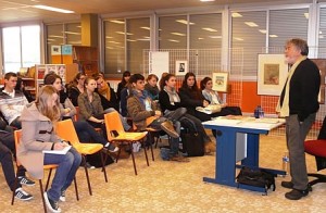 Aulas y estudiantes (Foto Ministerio Educación)