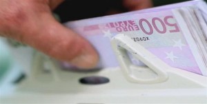 Billete dinero euros