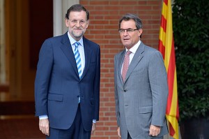 Artur Mas y Rajoy en Moncloa (Foto Moncloa)