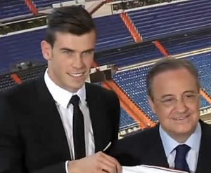 Bale y Florentino Pérez