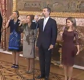 Letizia Ortiz no brinda