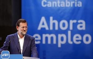 Rajoy en un mitin (Foto PP)