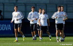 Un entrenamiento del Real Madrid (Foto Facebook oficial RM)