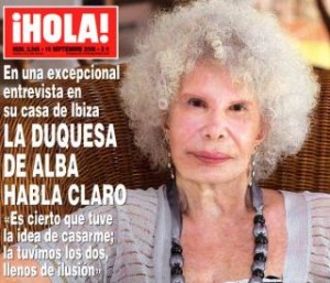 Duquesa de Alba (Foto revista Hola)