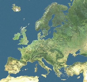 Mapa de Europa (Foto portal oficial de la Unión Europea)