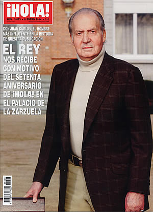 El Rey, en la portada de la revista Hola
