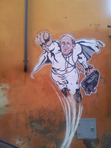 El grafitti del Papa Francisco I