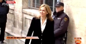 Infanta Cristina declarando