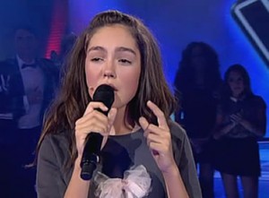 Maria Parrado de La Voz Kids (Foto: Telecinco)
