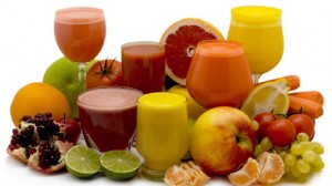 Zumos licuados y dietas sanas