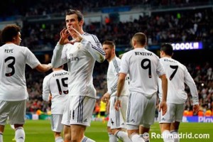 Bale celebra un tanto (Foto Facebook Real Madrid)