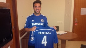 Cesc vestido del Chelsea (Foto Chelsea)