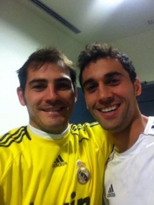 Arbeloa y Casillas, amigos en el pasado
