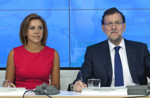 Rajoy y Cospedal, en un Comité Ejecutivo del PP (Foto Flickr PP)