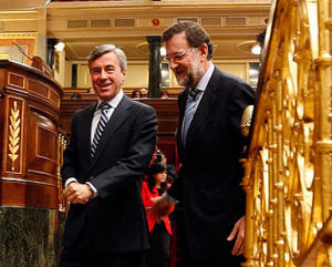 Ángel Acebes con Rajoy (Foto PP)