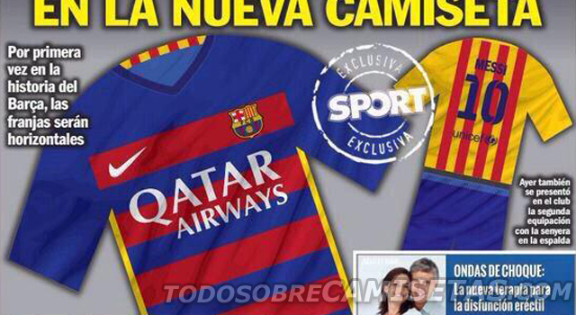 nuevas camisetas del barça 2015 2016