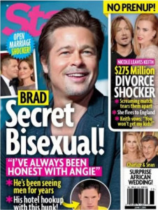 Brad Pitt revista bisexual