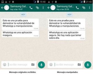 mensajes de whatsapp manipulados