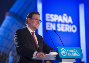 Rajoy, en un mitin del PP (Foto: PP)