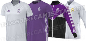 Posibles camisetas del Real Madrid para la temporada 2016/2017