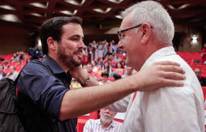 Alberto Garzón y Cayo Lara (Foto IU)