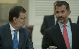 El Rey con Rajoy (Foto: Moncloa)