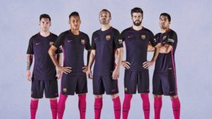 Segunda equipación del Barça