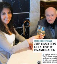 Di Stéfano, con su novia Gina González - Foto: La Otra Crónica