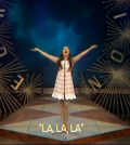 Momento de la actuación de Massiel en Eurovisión en 1968 con el La la la