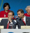 Rajoy presentando Madrid 2020 con el Príncipe (Foto Moncloa)