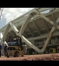 Obras en un estadio