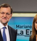 Gloria Lomana, con Rajoy (Foto Antena 3)