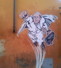 El grafitti del Papa Francisco I