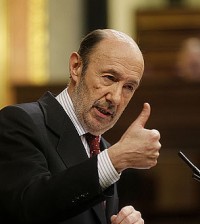 Rubalcaba en el Congreso (Foto: PSOE)