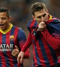 Messi celebra un gol (Foto: web FC Barcelona)
