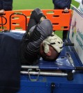 Víctor Valdés, lesionado (Foto FCB)