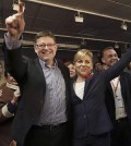 Ximo Puig y Elena Valenciano (Foto: PSOE)