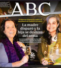 María Montserrat González Fernández y su hija, en la portada de 'ABC' de hoy