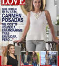Carmen Posadas, en la portada de la revista Love