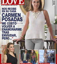 Carmen Posadas, en la portada de la revista Love