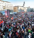 Manifestación en Sol por la República (Foto IU)