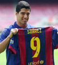 Luis Suárez con la camiseta del Barça (Foto FCB)